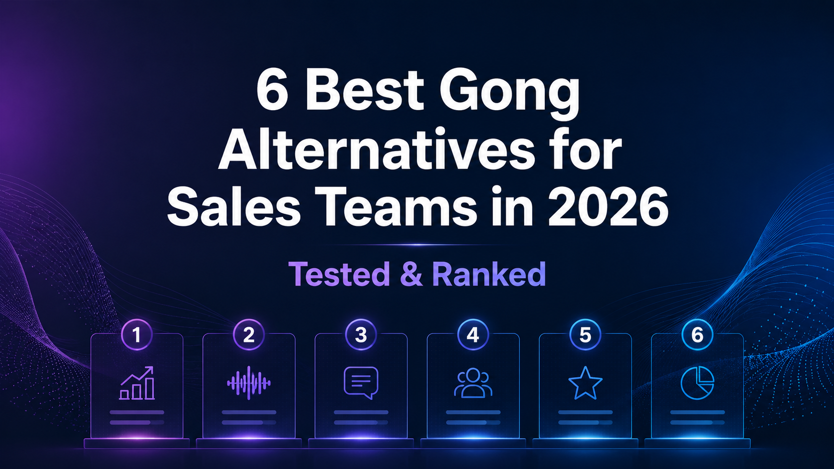 6 Best Gong Alternatives for Sales Teams in 2026 (Tested & Ranked)