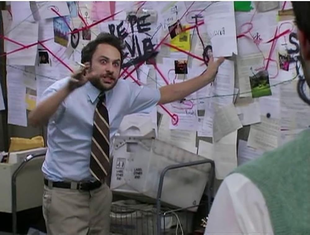 Charlie Kelly Conspiracy Board Meme